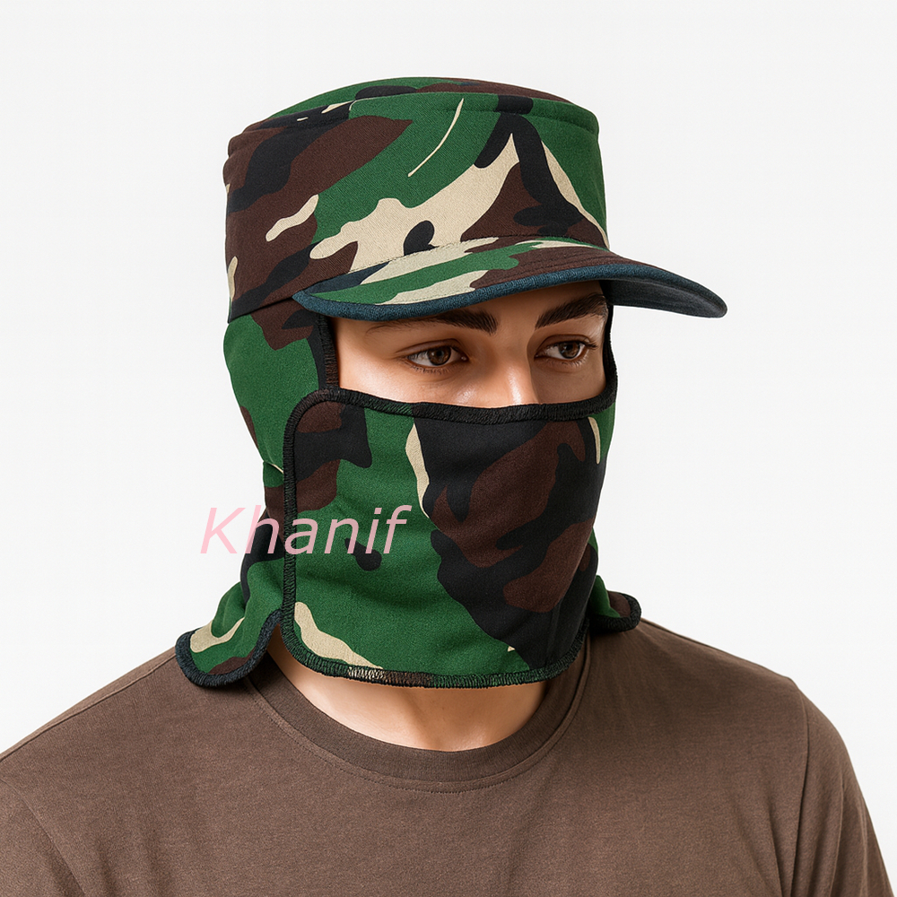 Jual Topi Jepang Anti Panas Dan Debu Model Masker Warna Loreng Untuk ...