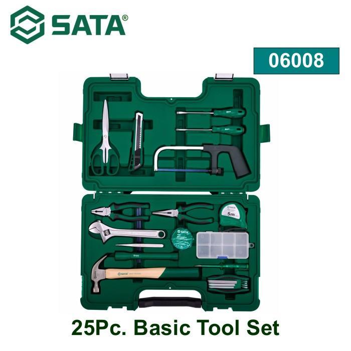 Jual Sata Tool Kit Set 25 Buah 06008 25 pcs Basic Tool Set Murah Awet ...