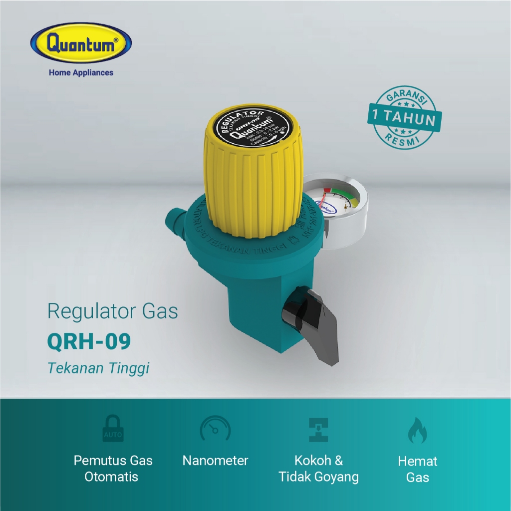 Jual REGULATOR QUANTUM QRH 09 TINGGI ANTI BOCOR ORI SNI | Shopee Indonesia