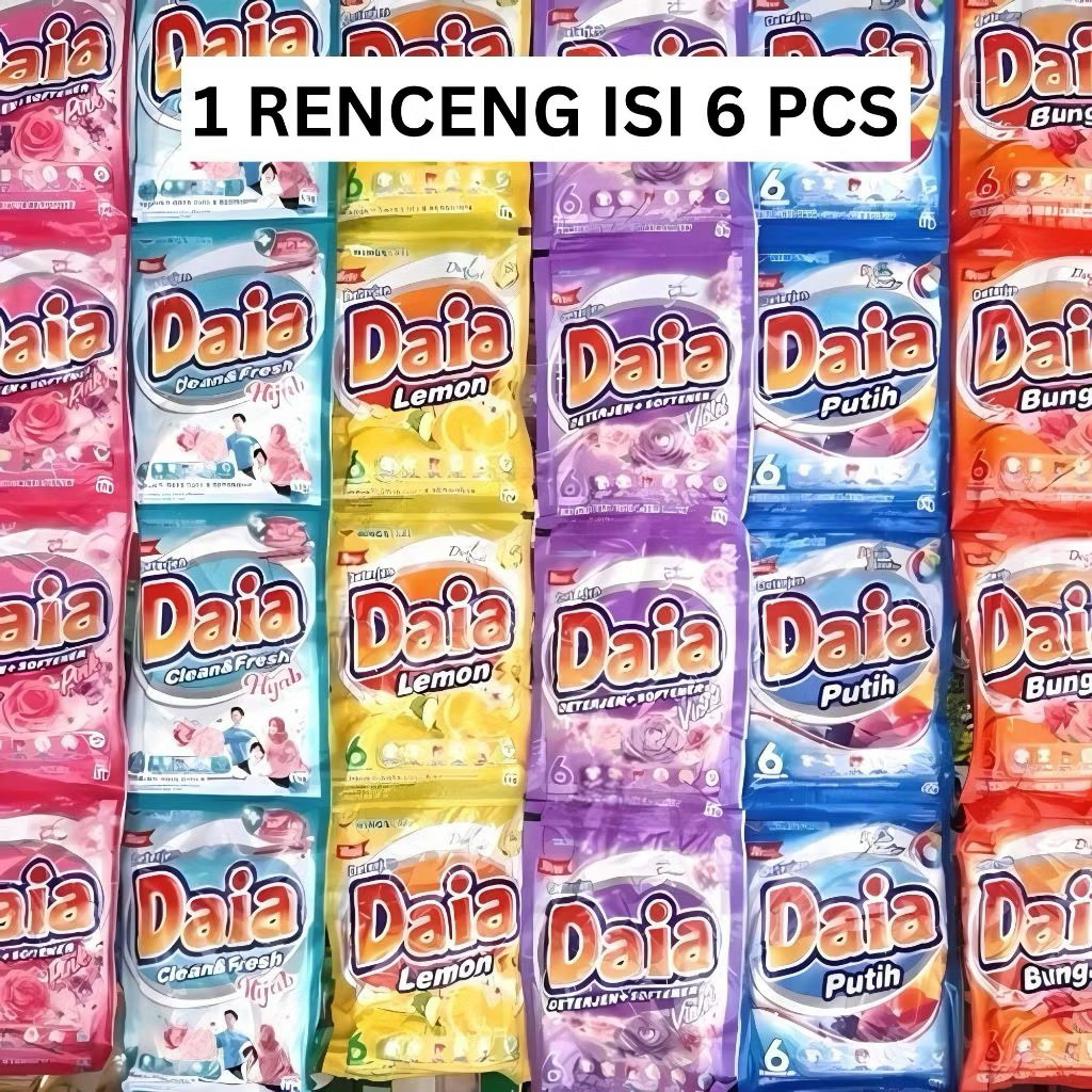 Jual Daia renteng 53gr all varian isi 6pcs | Shopee Indonesia
