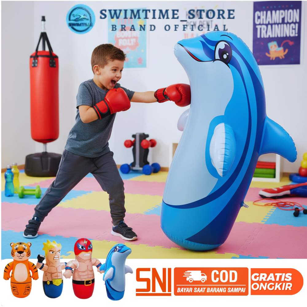 Jual Samsak Tinju Anak Standing Boxing Anak Inflatable Kids / Patung ...