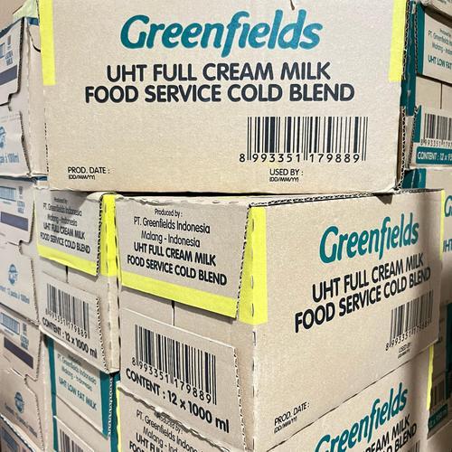 Jual GREENFIELDS SUSU UHT FULL CREAM 1000ML FOOD SERVICE COLD BLEND ...