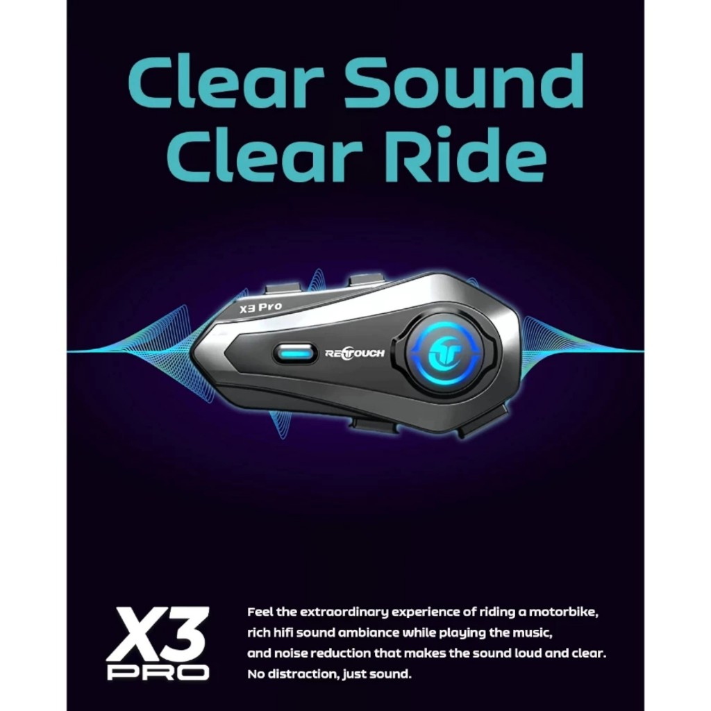 Jual RETOUCH X3 PRO Intercom | Call | Music Sharing + Intercom ...