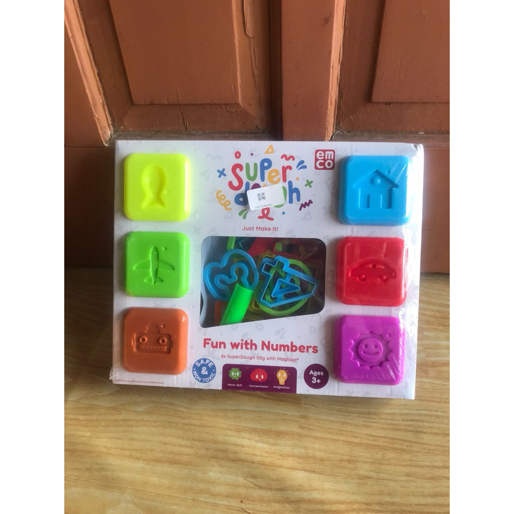 Jual Mainan EMCO Super Dough Fun with Numbers | Shopee Indonesia