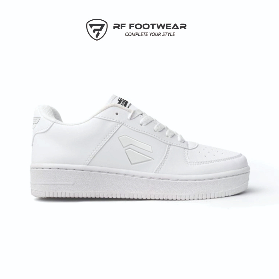 Jual RF Footwear - Sepatu Sneakers Full White Casual Olahraga Unisex ...