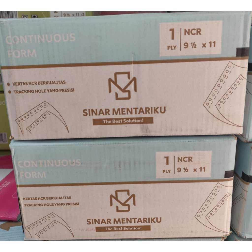 Jual 1 Ply Kertas Continuous Form Sinar Mentariku 9 1/2