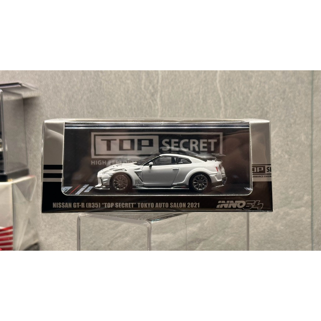 Jual Inno64 Inno Nissan GTR R35 Top Secret White Tokyo Auto Salon 2021 ...