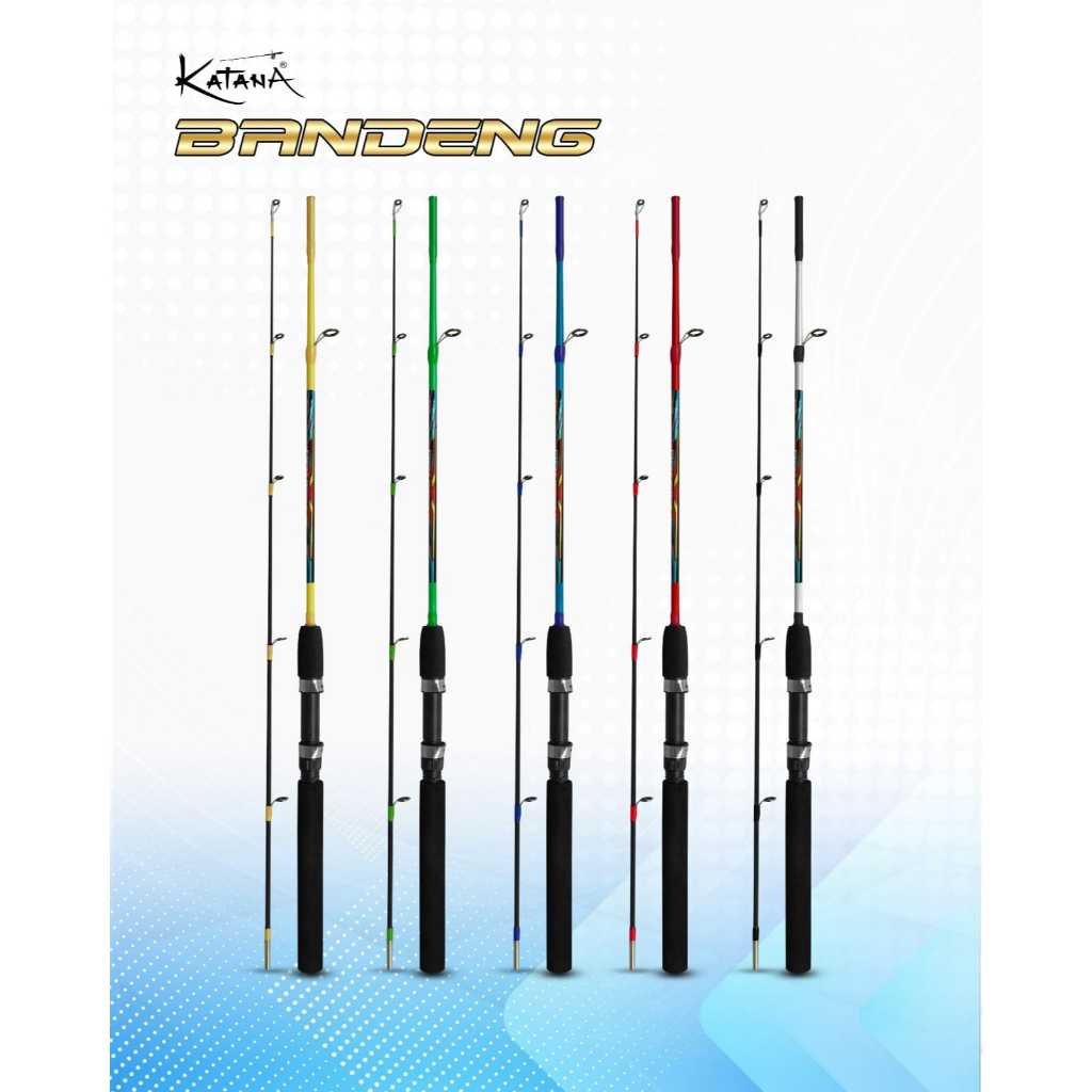 Jual Joran Pancing Sambung 2 Katana Bandeng Fiber Solid Panjang 120-150 ...
