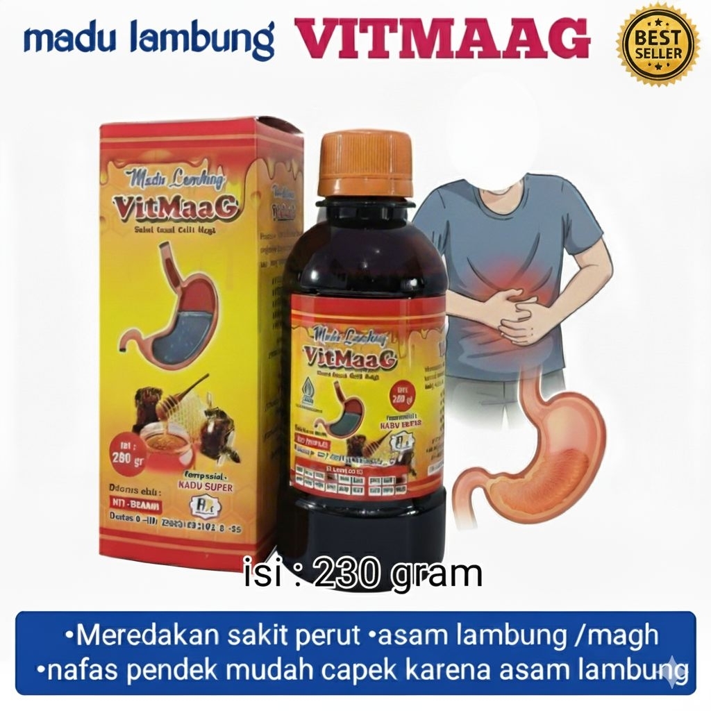 VITMAAG 230 GRAM meredakan sakit magh menurunkan Asam Lambung anak minimal 5 tahun dan dewasa