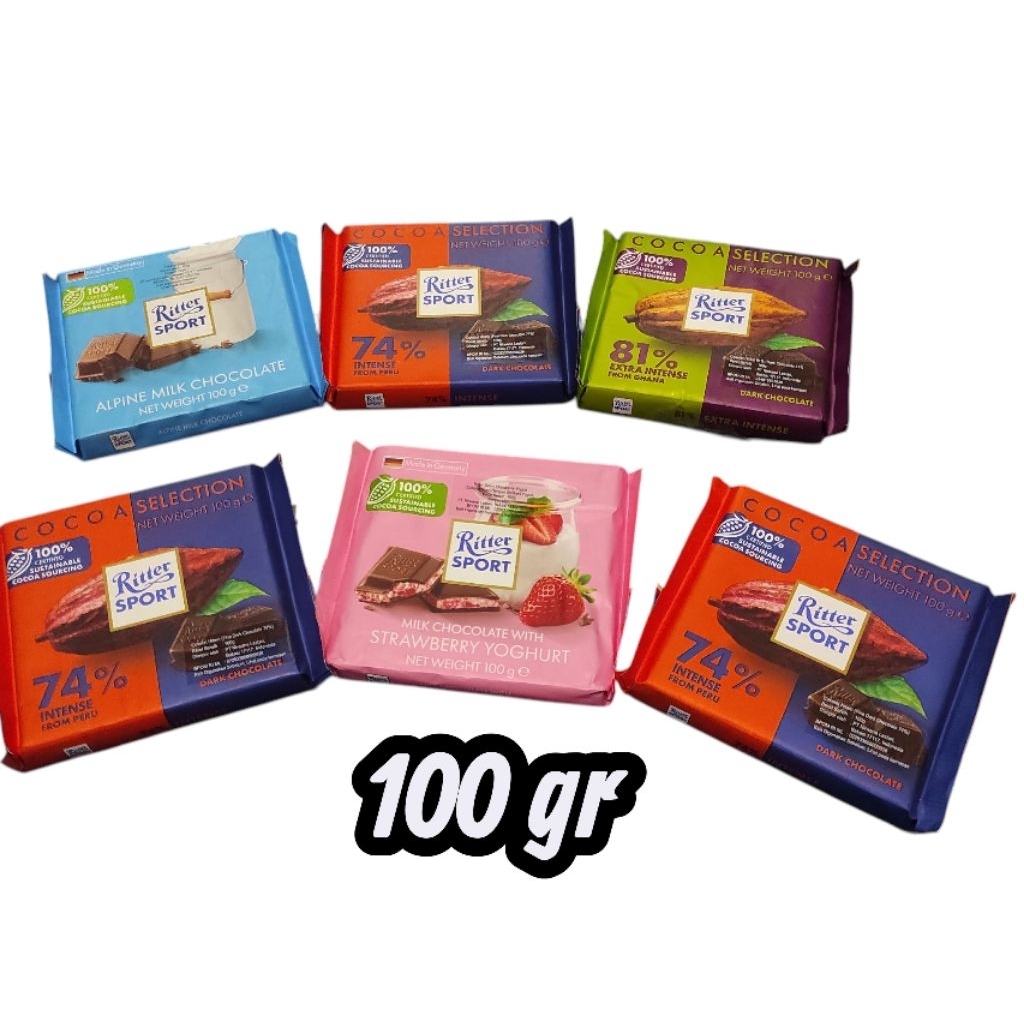 Jual ritter sport coklat 100gr | Shopee Indonesia