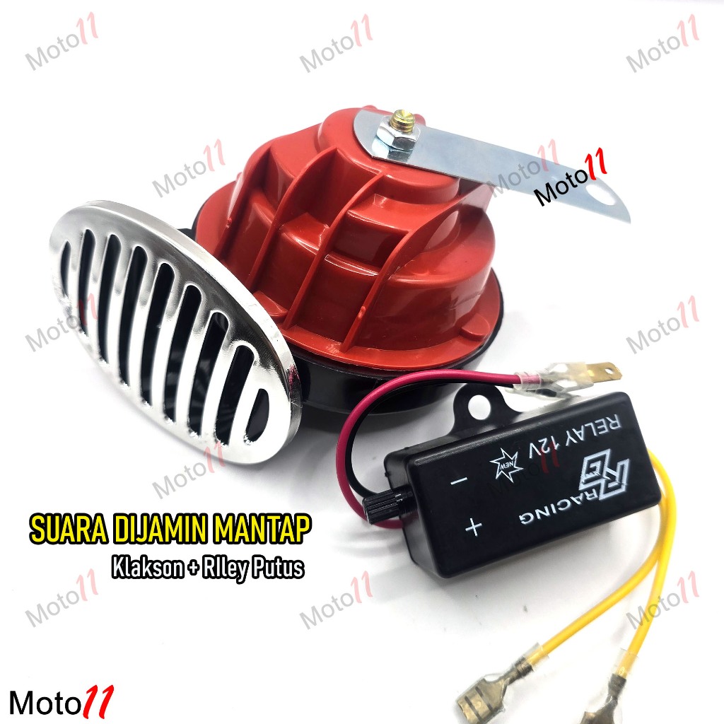 Jual Klakson keong plus modul riley putus putus bisa motor dan mobil ...