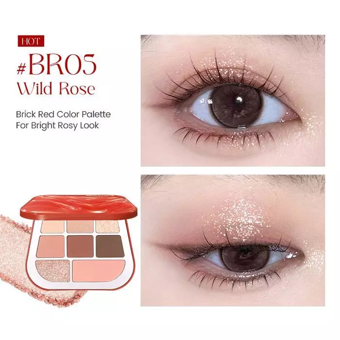 FOCALLURE 8-color High Pigment Eyeshadow Palette