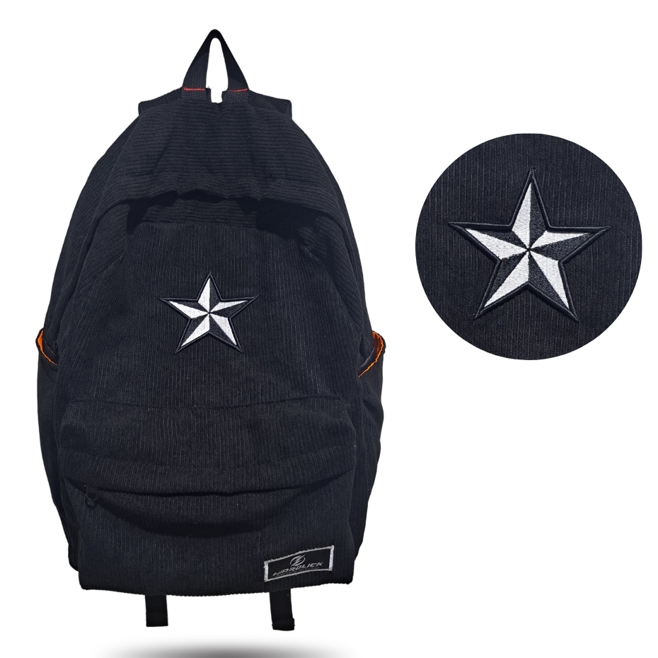 Tas Ransel Corduroy Unisex Dengan Slot Laptop || Tas Ransel Corduroy Vintage Modern Pria Wanita