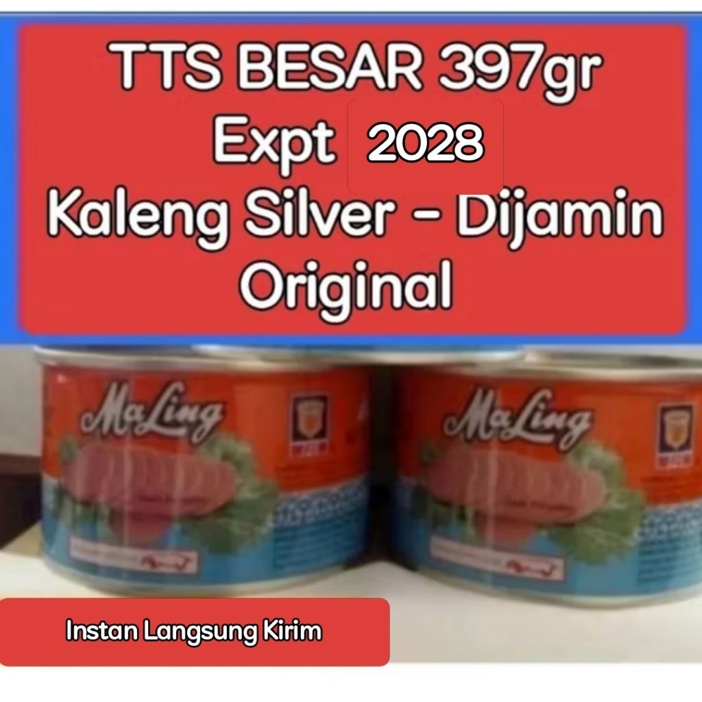 Jual Kimios - Maling TTS 397gr-Ham Babi-Luncheon meat Ukuran besar-non ...