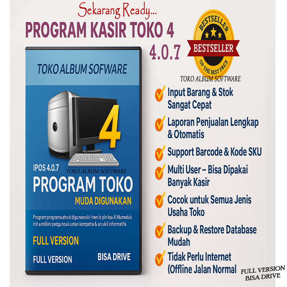 Jual Program Toko Kasir IPos 4 Terbaru 4.0.7 Full Version, Support ...