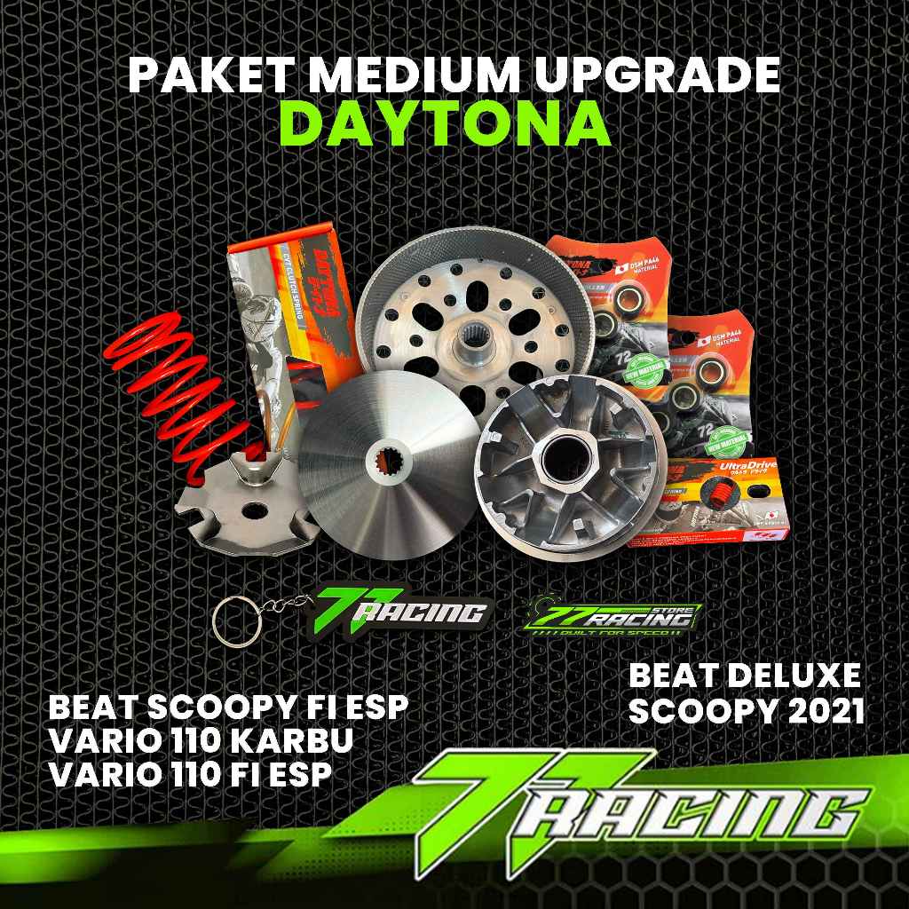 Jual PAKET MEDIUM UPGRADE CVT DAYTONA BEAT-SCOOPY ESP, BEAT DELUXE ...