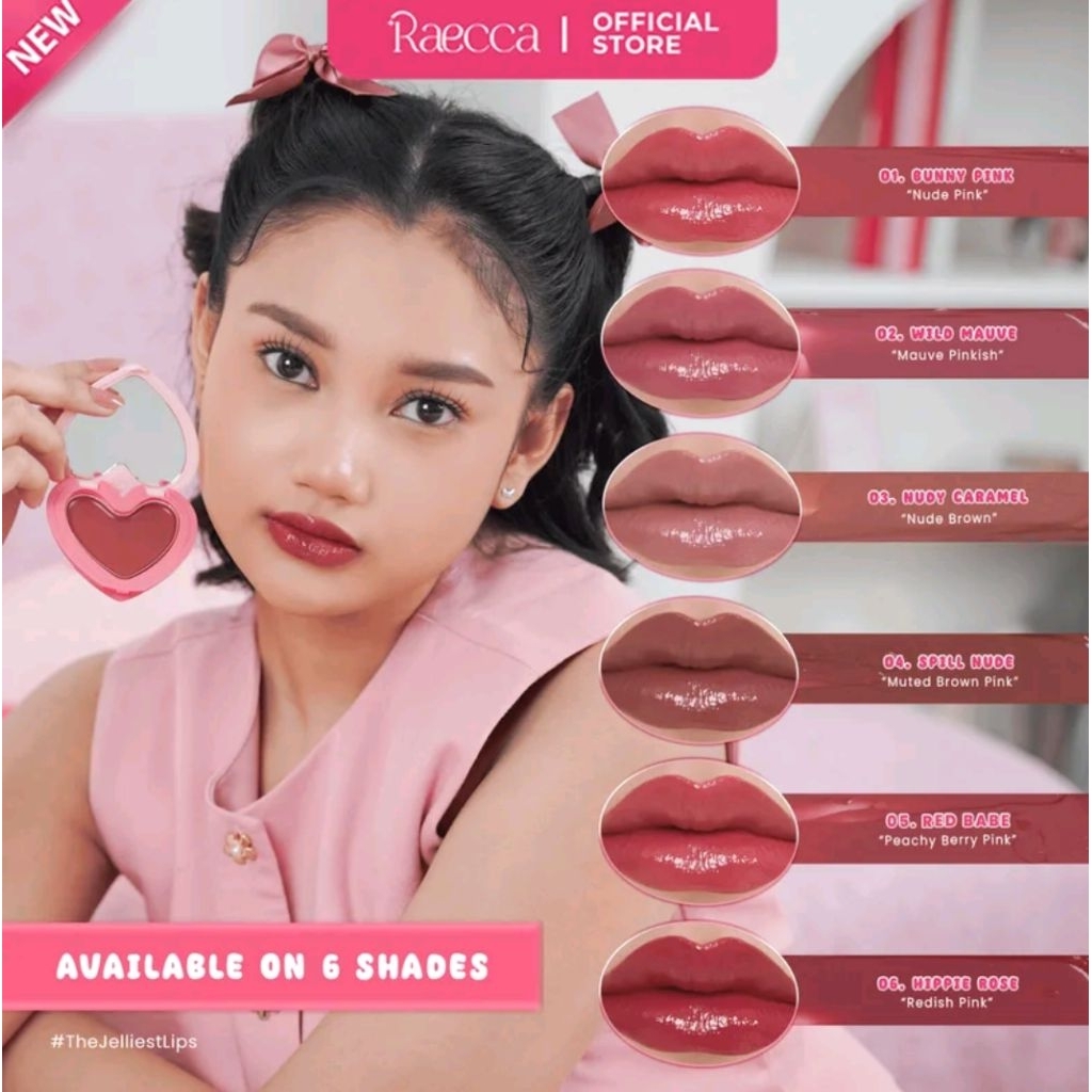 Jual [Story_dya24] Raecca Tinted Jelly Balm [Tinted Lip Balm] | Shopee ...