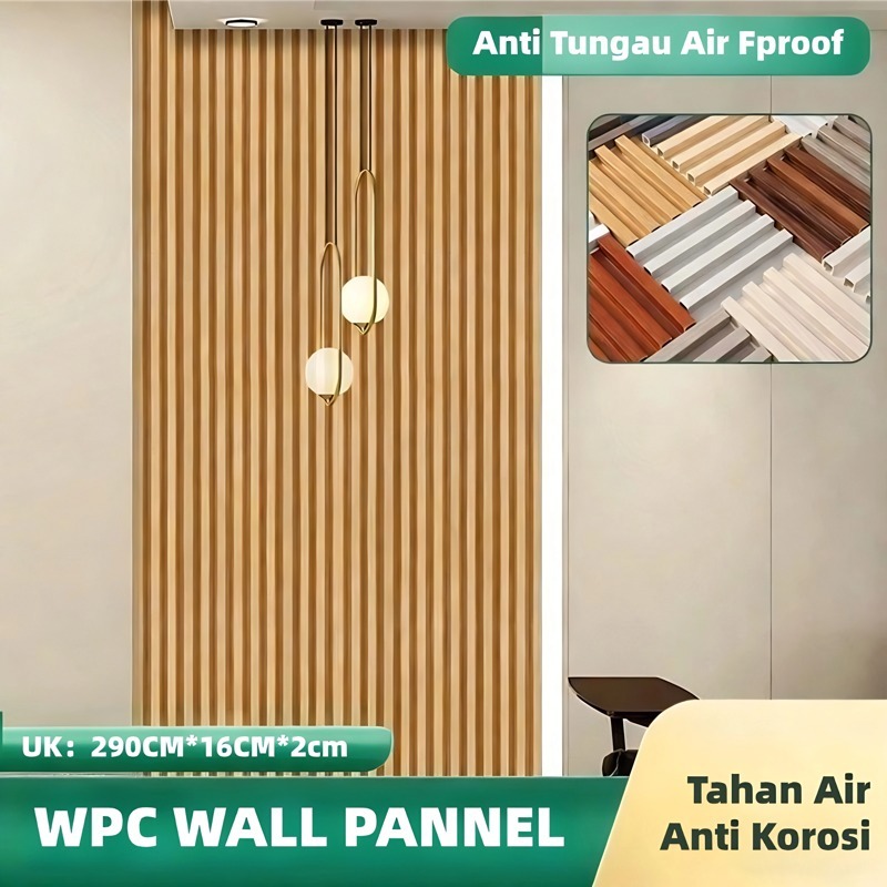 Jual PREMIUM Wall Panel PVC WoodPanel Dinding Motif Kayu 3D Wpc Panel ...