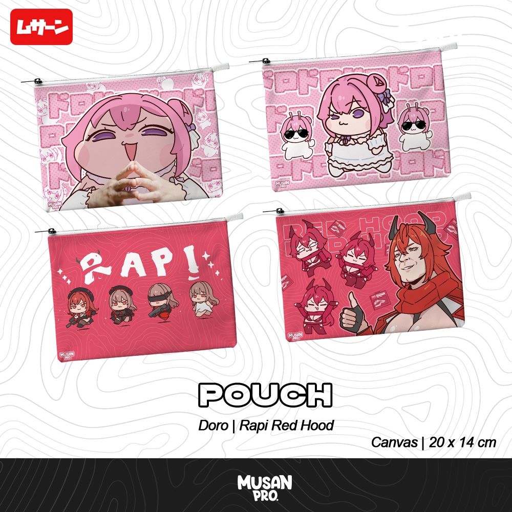 Jual Pouch NIKKE - Doro - Rapi - Musan - Fan merch | Shopee Indonesia
