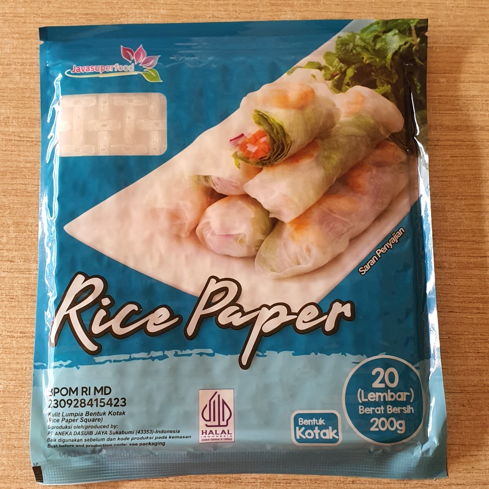 Jual Rice Paper Kotak 20 Lembar 1/Pak | Shopee Indonesia