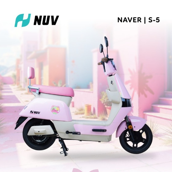 TERBARU Sepeda listrik NUV NAVER S5 SELIS E BIKE PMB NAVER S 5 850 WATT