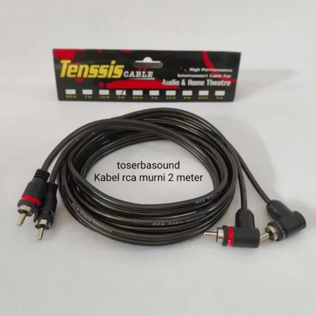 Jual RCA Kabel Audio 2m Tensis rca 2 meter audio mobil dan home audio ...