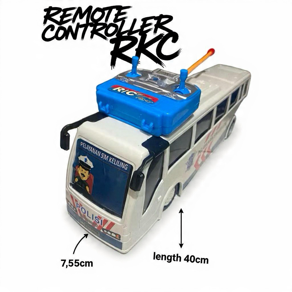 Jual Miniatur Bis RKC pake remote | Shopee Indonesia