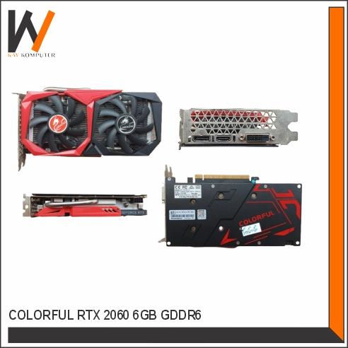 Jual GPU NVIDIA COLORFUL RTX 2060 6GB GDDR6 | Shopee Indonesia