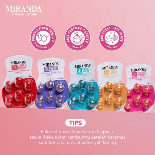 Jual MIRANDA Hair Serum Blister 6 Capsul | Vitamin Perawatan Rambut ...