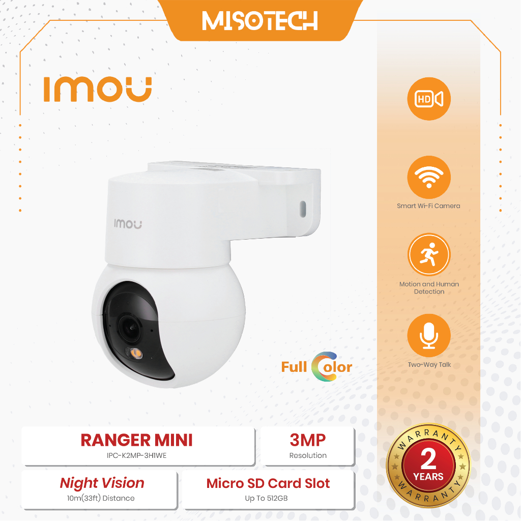Jual Imou Ranger Mini 3MP 2K Wireless CCTV IP Pan-Tilt Indoor + Bracket ...