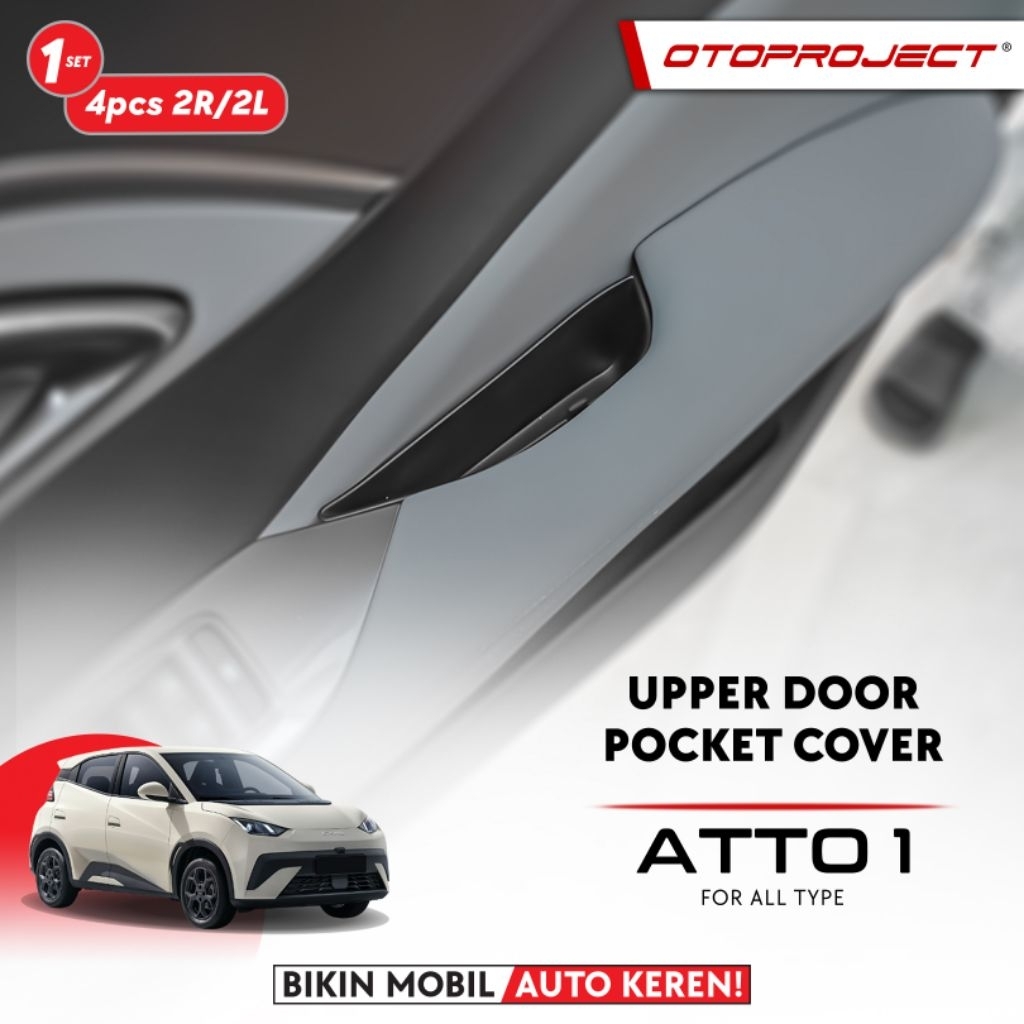 Jual Otoproject Upper Door Pocket Cover BYD Atto 1 – Cover Penyimpanan