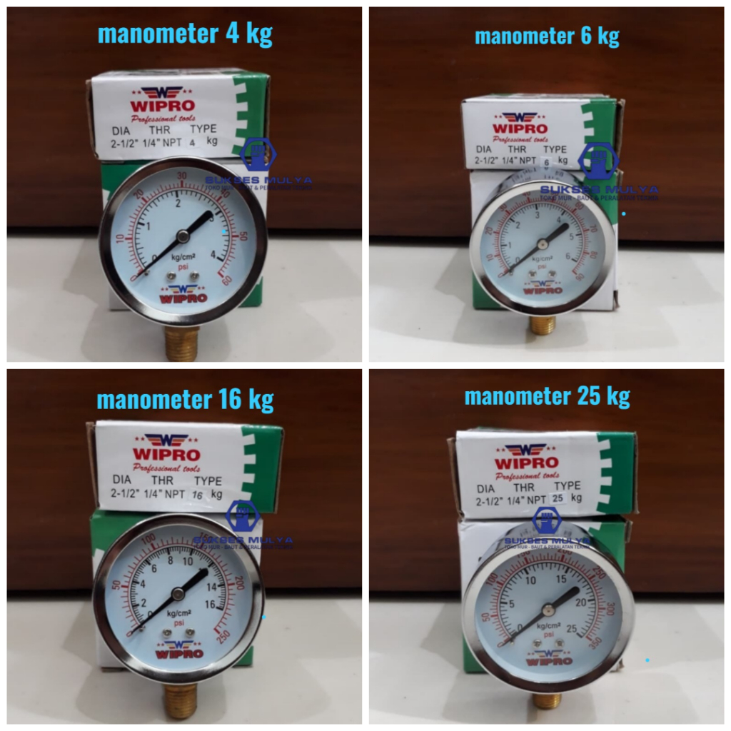 Jual Wipro Manometer Angin 2 1/2