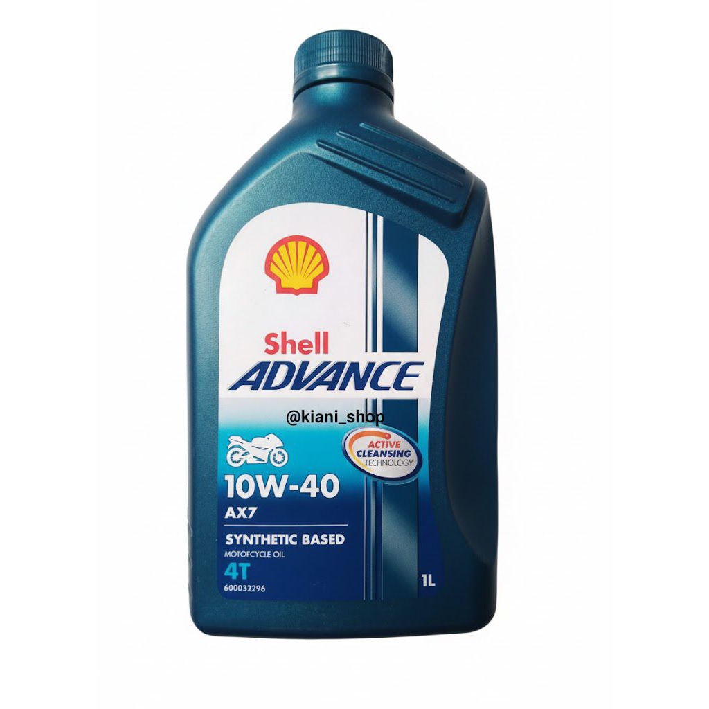 Jual OLI SHELL ADVANCE AX7 4T 1L 10W-40 ASLI ORIGINAL | Shopee Indonesia