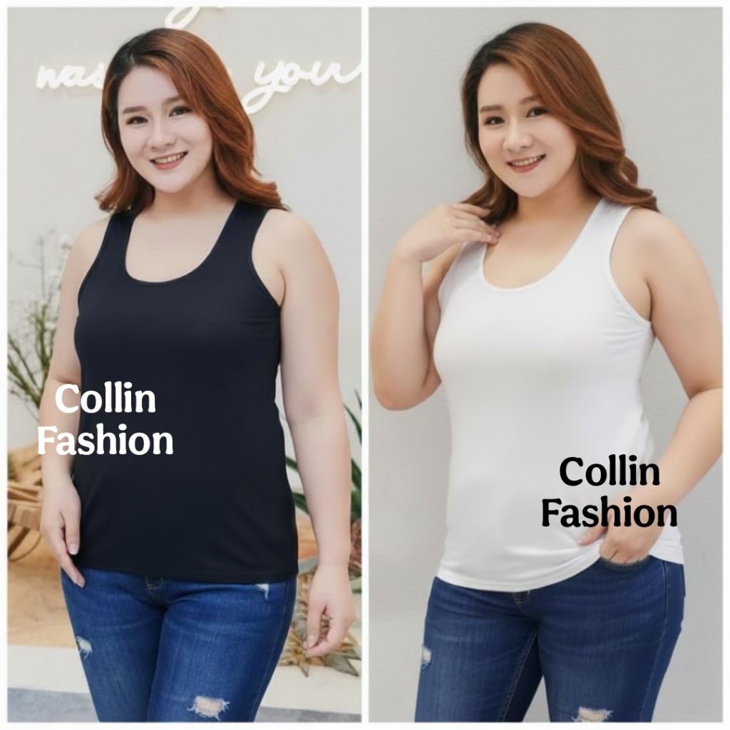 Singlet Wanita XXL & JUMBO / Tanktop Tali Lebar XXL / JUMBO / Tank Top Wanita Tali Lebar JUMBO