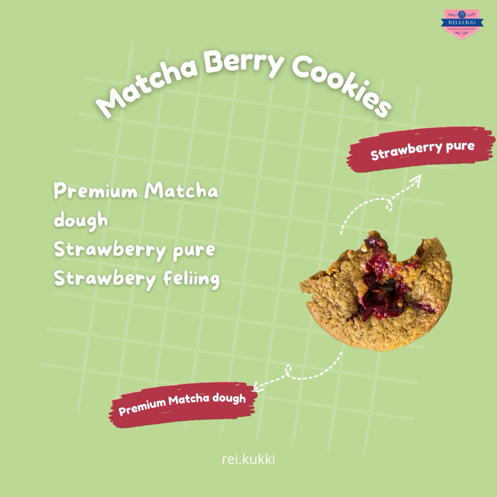 Jual MATCHA BERRY COOKIES | Shopee Indonesia