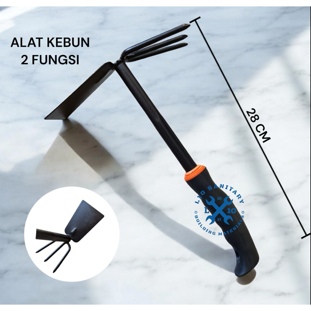 Jual Alat Kebun Mini 2 Fungsi / Pacul Mini 2 Fungsi / Cangkul Mini ...