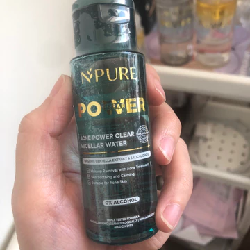 Npure Micellar Oil Infused Hydrate Acne Power Clear Micellar Water 300ml Untuk Semua Jenis Kulit