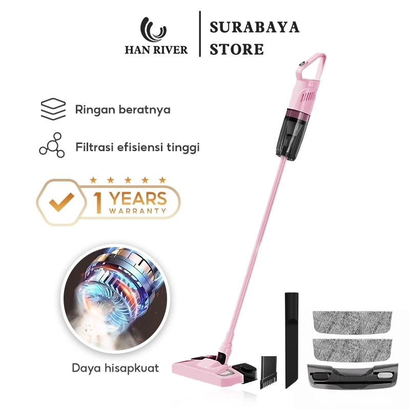 HAN RIVER/Vacuum Cleaner 5 IN1 /Penyedot Debu dan Pel/Anpa Kabel Genggam Vacuum Cleaner - foto 1