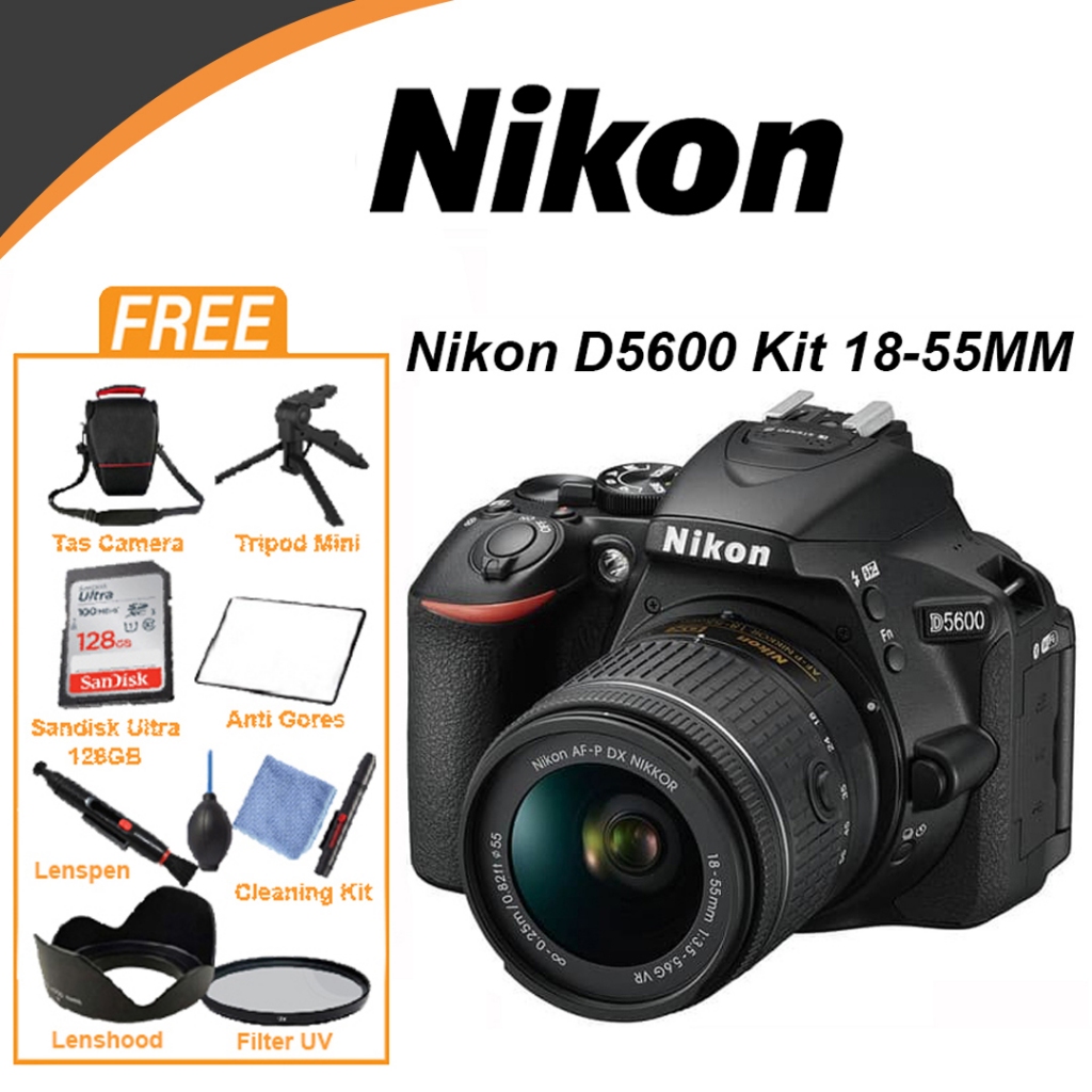 Jual Nikon D5600 Kit AF-P 18-55MM VR - Camera DSLR Nikon D5600 18 55MM ...
