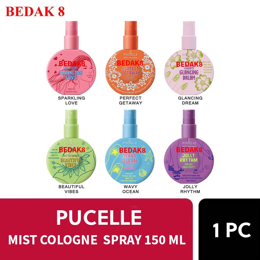 Jual PUCELLE Mist Cologne Spray 150ml (BESAR) | Shopee Indonesia