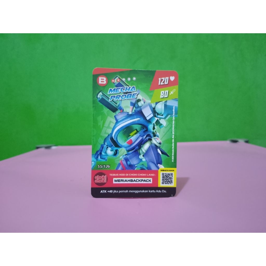 Jual Kartu Monsta Galaxy Card CHOKI-CHOKI x BOBOIBOY - MECHA PROBE - B ...