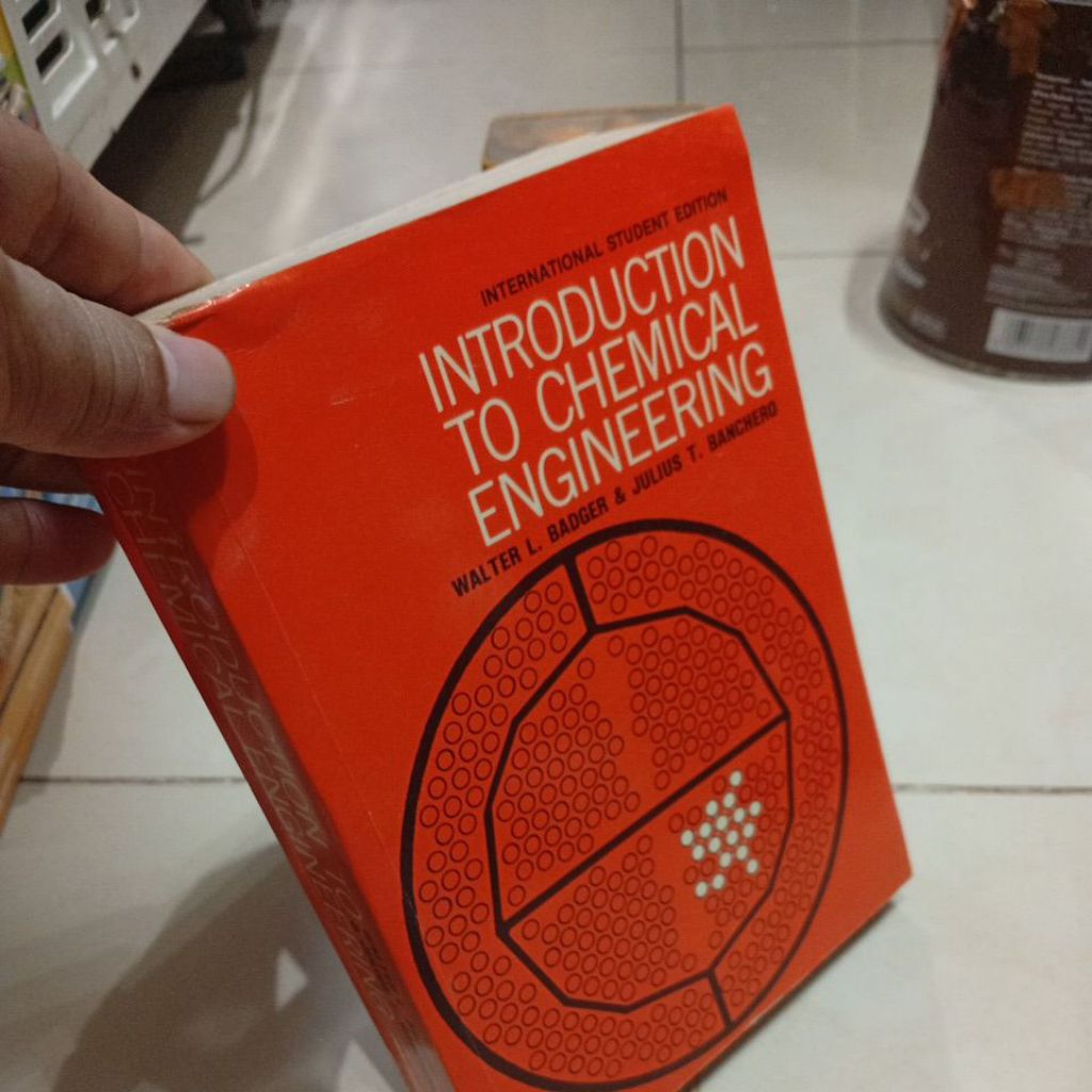 Jual INTRODUCTION TO CHEMICAL ENGINEERING WALTER L.BADGER &amp; JULIUS T. BANCHERO | Shopee Indonesia
