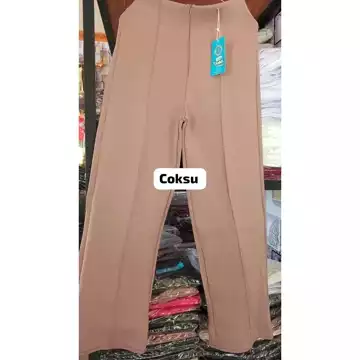 Celana Kulot Scuba Wanita Highwaist Celana Panjang Wanita Kantor Casual Cullote Pants Korean