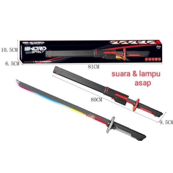 Jual Mainan Pedang api Starlight Sword dengan Lampu, Suara dan Efek ...