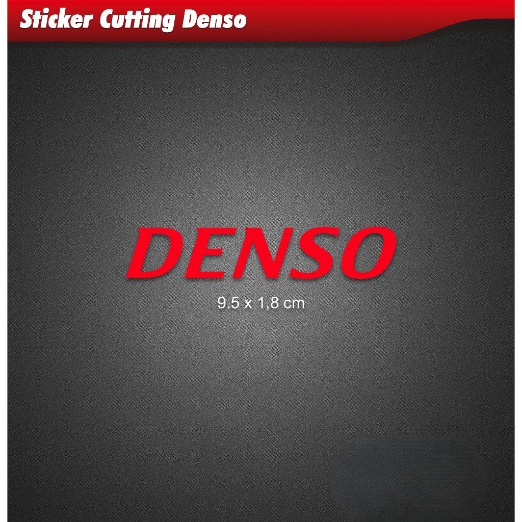 Jual Sticker Motor / Mobil Cutting Logo Denso Stiker Tahan Gores Free ...