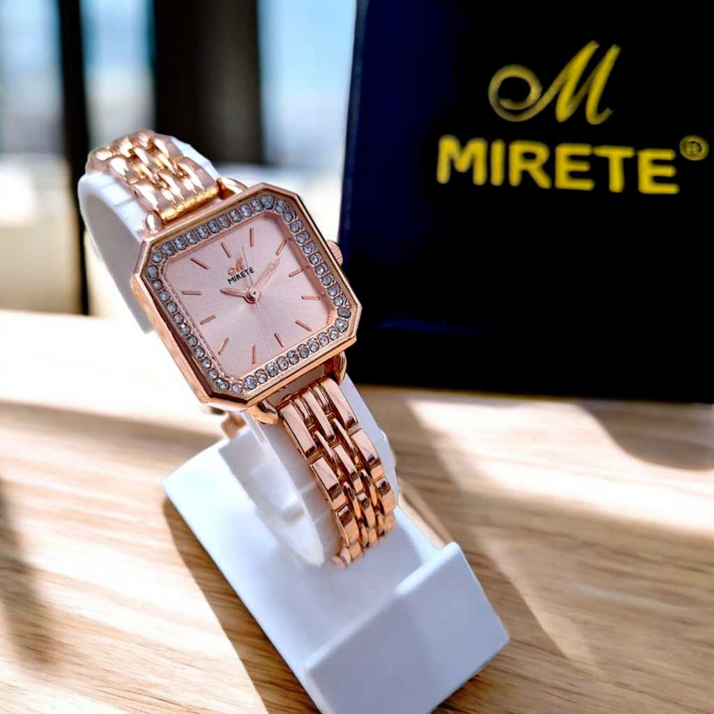 Jual MIRETE! Jam Tangan Wanita Original Seri 227 Persegi Dijamin Sesuai ...
