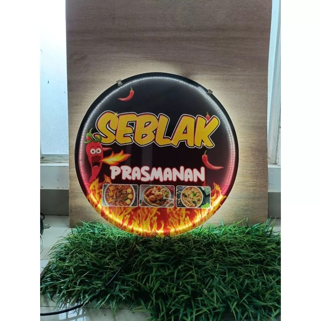 Jual Akrilik Neon box Slim Terbaru ( Ukuran Standar ) Acrylic Lampu ...