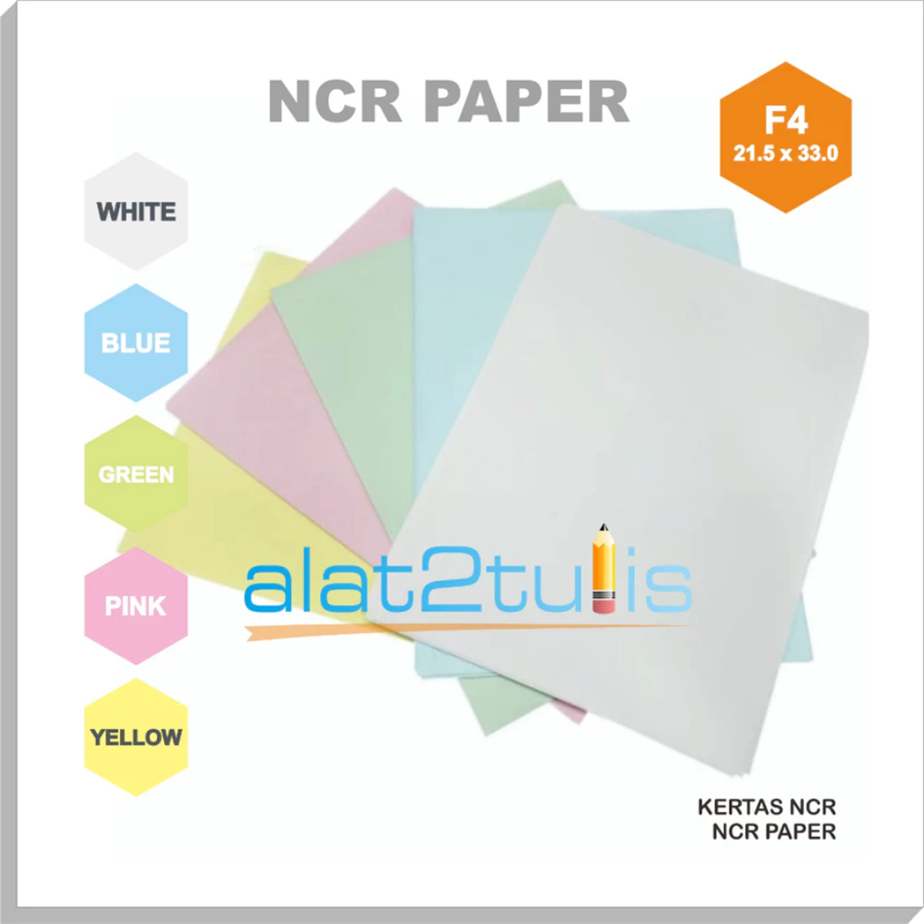 Jual MIDDLE NCR Paper kertas NCR Carbonless Paper Ukuran F4 / Folio ...