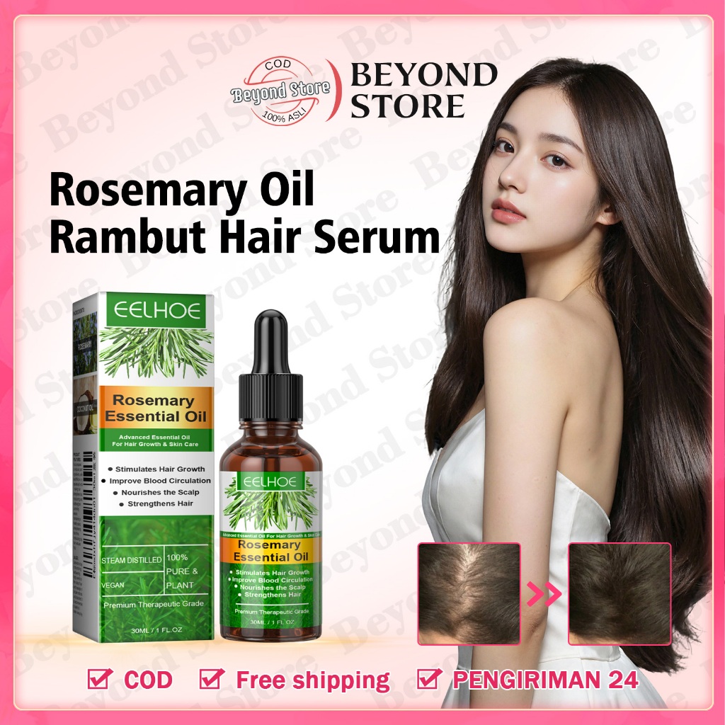 Jual EELHOE Rosemary Oil Rambut Hair Serum Penumbuh Rambut Cepat Dan ...