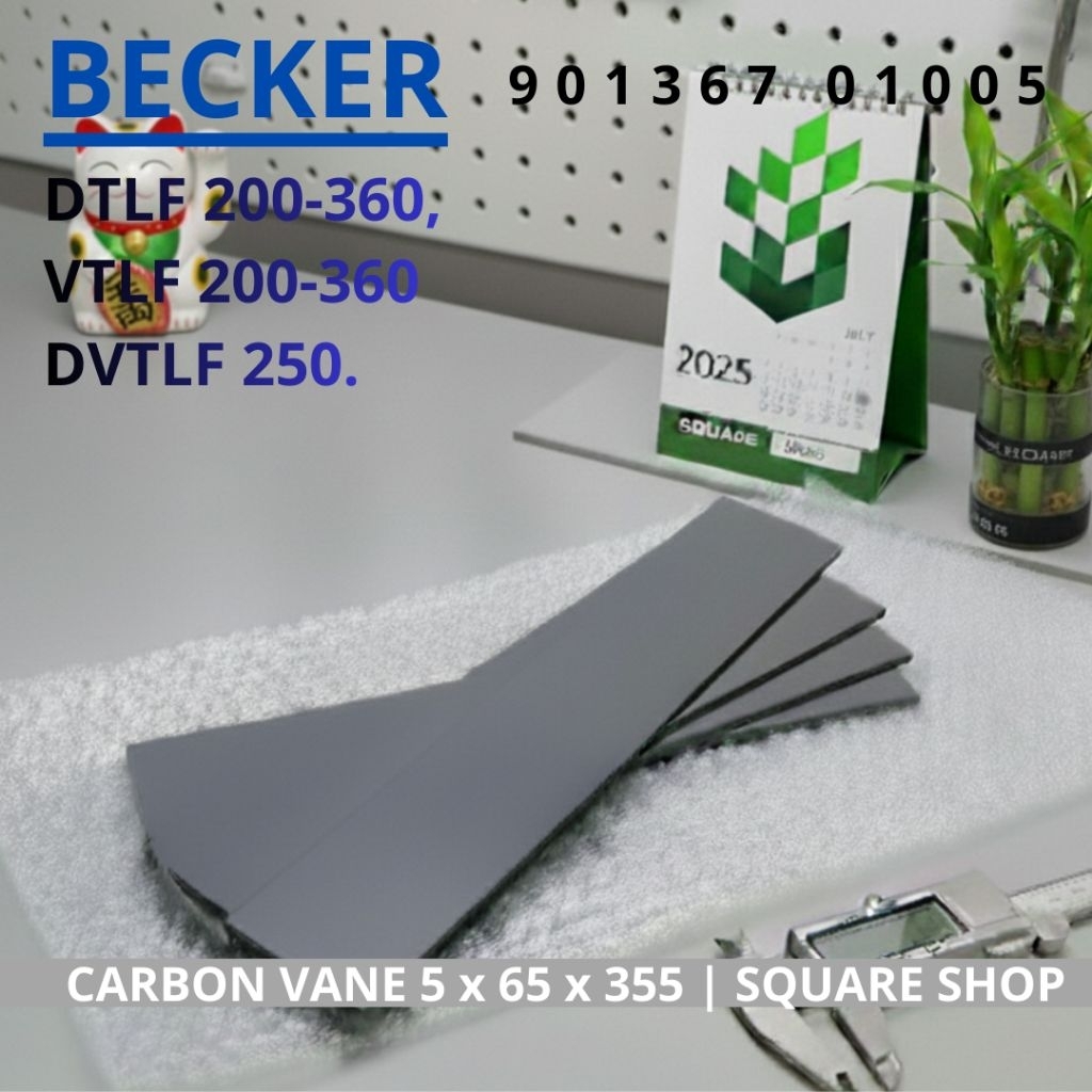 Jual CARBON VANE 5 x 65 x 355 Becker DTLF 200-360, VTLF 200-360, DVTLF ...